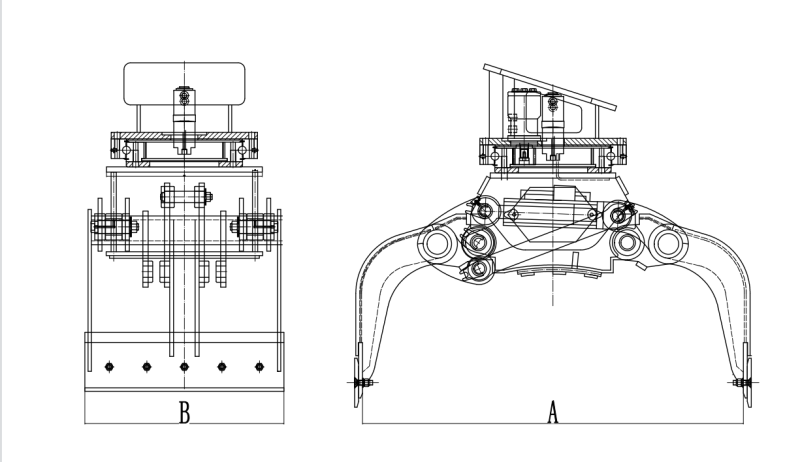 Rotating Hydraulic Grapple – RHG80