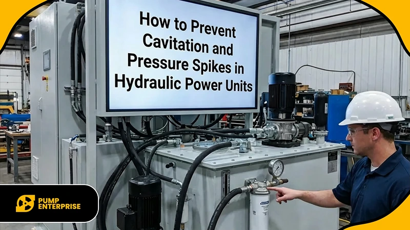 How to Prevent Cavitation and Pressure Spikes in Hydraulic Power Units